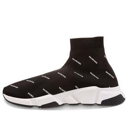 Balenciaga: Чёрные кроссовки  Speed Trainer