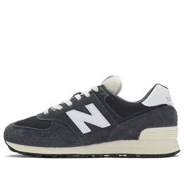 New Balance: Голубые кроссовки  574