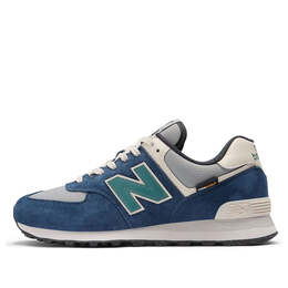 New Balance: Тёмные кроссовки  574