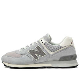 New Balance: Белые кроссовки  574