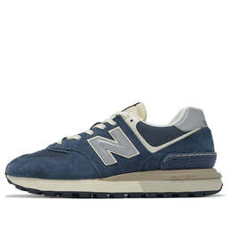 New Balance: Синие кроссовки  574