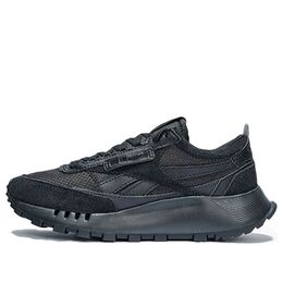 Reebok: Чёрные кроссовки  Classic Leather Legacy