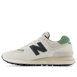 New Balance: Белые кроссовки  574