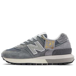 New Balance: Серые кроссовки  574