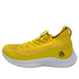 Under Armour: Жёлтые кроссовки  Curry 8