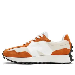 New Balance: Оранжевые кроссовки  327