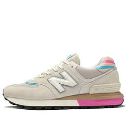 New Balance: Бежевые кроссовки  574