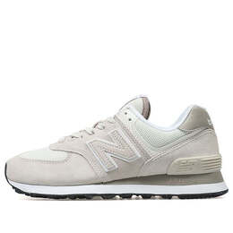 New Balance: Белые кроссовки  574