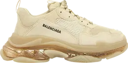 Balenciaga: Белые кроссовки  Triple S