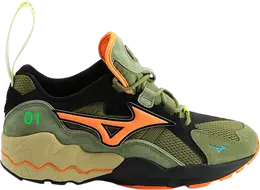 Mizuno: Зелёные кроссовки 