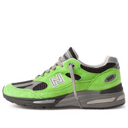 New Balance: Зелёные кроссовки 