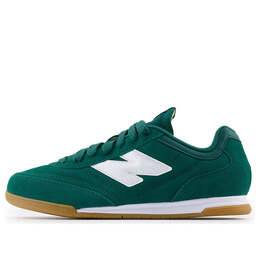 New Balance: Зелёные кроссовки 