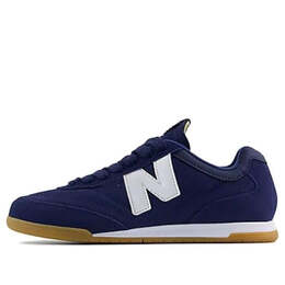 New Balance: Синие кроссовки 