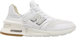 New Balance: Белые кроссовки 