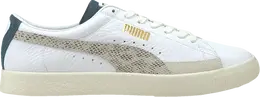 PUMA: Белые кроссовки  Basket