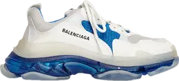 Balenciaga: Белые кроссовки  Triple S