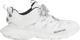 Balenciaga: Белые кроссовки  Track