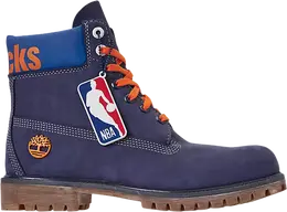 Timberland: Синие ботинки 