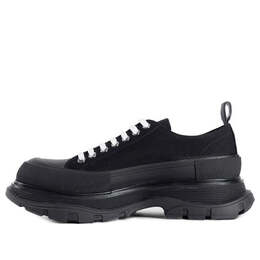 Alexander McQueen: Чёрные кроссовки  Tread Slick