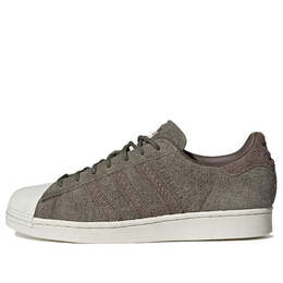 Adidas: Зелёные кроссовки  Superstar