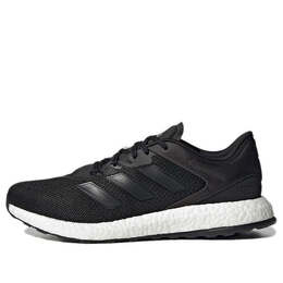 Adidas: Чёрные кроссовки  PureBoost