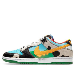 Nike: Белые кроссовки  SB Dunk Low