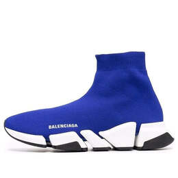 Balenciaga: Синие кроссовки  Speed.2