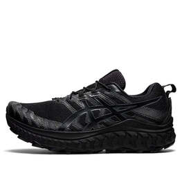Asics: Чёрные кроссовки 
