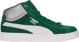 PUMA: Зелёные кроссовки 