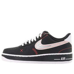 Nike: Чёрные кроссовки  Air Force 1