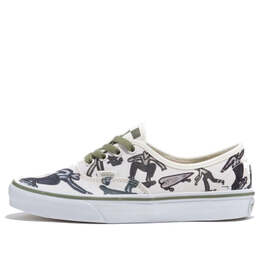 Vans: Зелёные кроссовки  Authentic