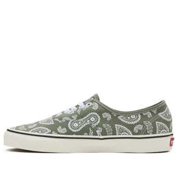 Vans: Зелёные кроссовки  Authentic
