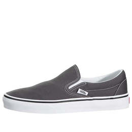 Vans: Серые кроссовки  Classic Slip On