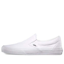 Vans: Белые кроссовки  Classic Slip On