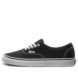 Vans: Чёрные кроссовки  Authentic