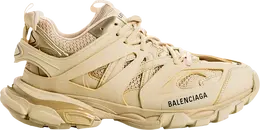 Balenciaga: Бежевые кроссовки  Track