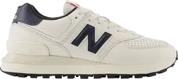 New Balance: Белые кроссовки  574
