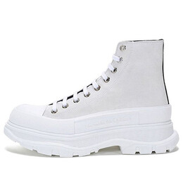 Alexander McQueen: Белые кроссовки  Tread Slick