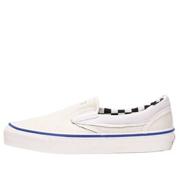 Vans: Белые кроссовки  Classic Slip On