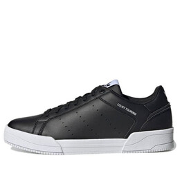 Adidas: Чёрные кроссовки  Court Tourino