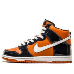Nike: Оранжевые кроссовки  Dunk High