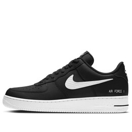 Nike: Чёрные кроссовки  Air Force 1