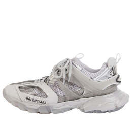 Balenciaga: Белые кроссовки  Track Clear Sole