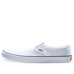 Vans: Белые кроссовки  Classic Slip On