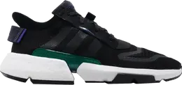 Adidas: Чёрные кроссовки 