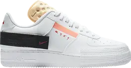 Nike: Белые кроссовки  Air Force 1 Type