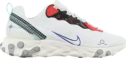 Nike: Белые кроссовки  React Element 55