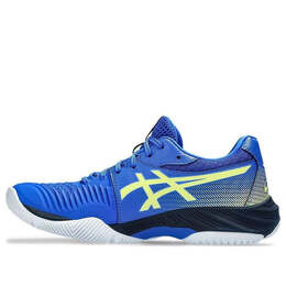 Asics: Голубые кроссовки 