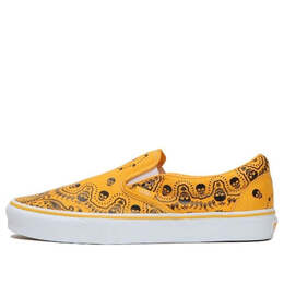 Vans: Жёлтые кроссовки  Classic Slip On