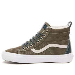 Vans: Зелёные кроссовки  Sk8-Hi